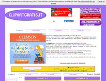 Tablet Screenshot of clipartgratis.it